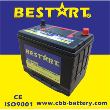 Preço de fábrica JIS 60ah 12V selado Mf Auto Bateria Bateria do carro 55D26r-Mf